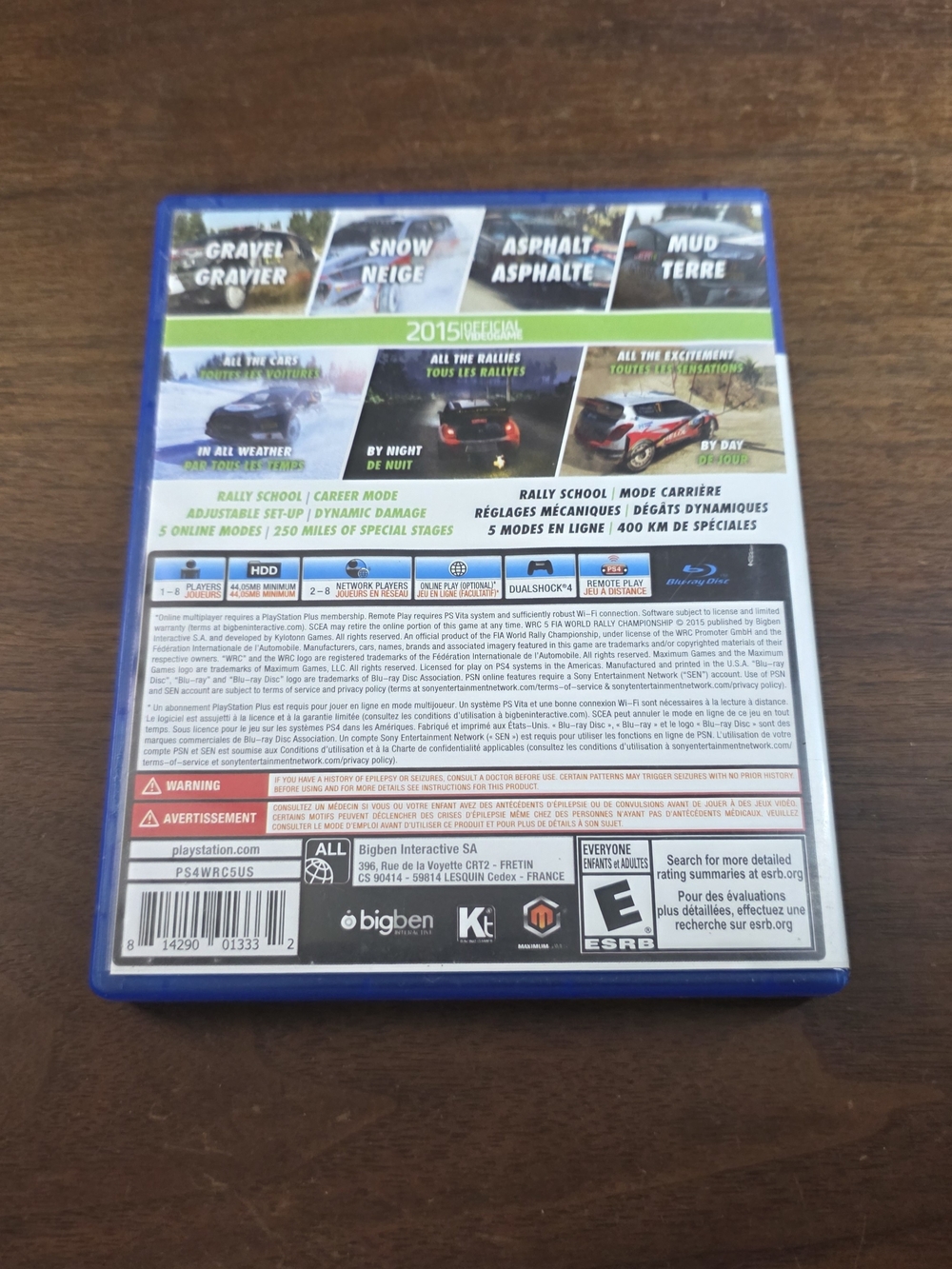 Sony PS4 WRC 5 Rally Game - Picture 4 of 4